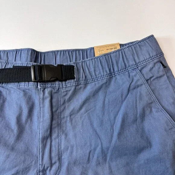 The Foundry Supply Men's Shorts LT Flat Front Buckle Zip Up Vintage Indigo - Picture 3 of 11